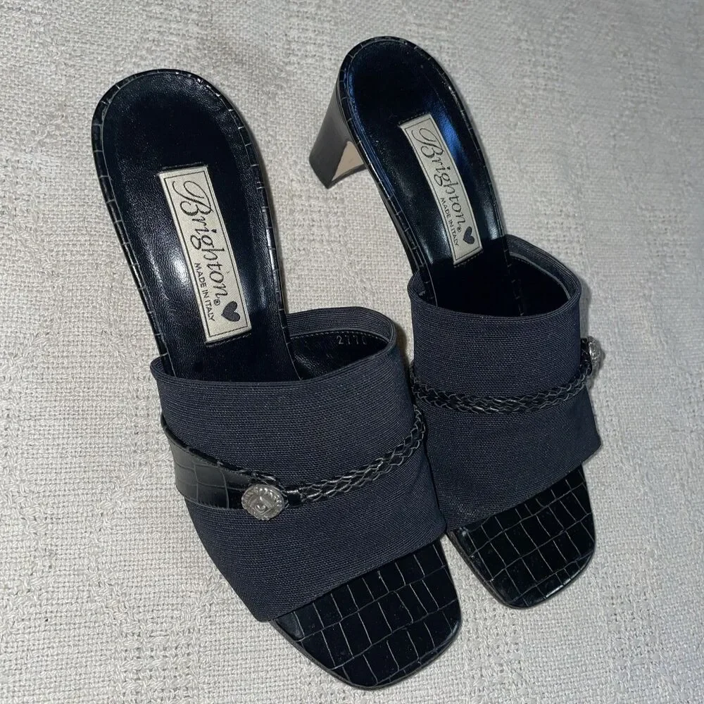 Brighton Women’s Dress Shoes Size 7.5 M Black Going Out Party Fun